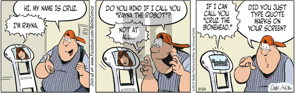 Baldo on Monday September 24, 2012 Comic Strip