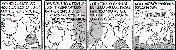 Drabble on Friday May 2, 1997 Comic Strip
