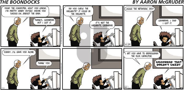 The Boondocks on Sunday July 10, 2005 Comic Strip