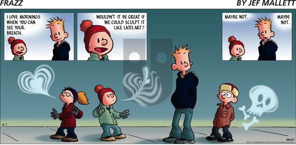 Frazz on Sunday December 7, 2025 Comic Strip