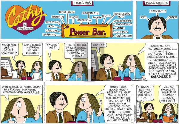Cathy Classics on Sunday April 18, 1999 Comic Strip