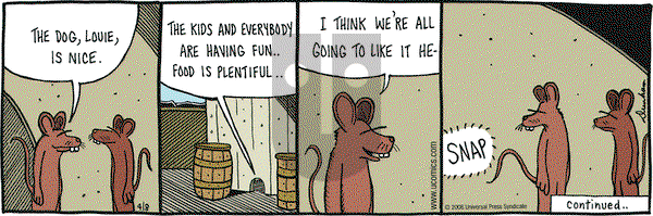 Overboard on Saturday April 8, 2006 Comic Strip