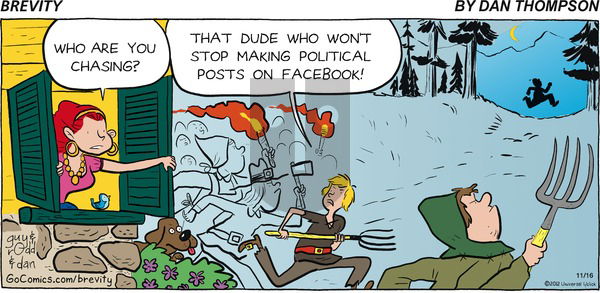 Brevity on Sunday November 16, 2014 Comic Strip