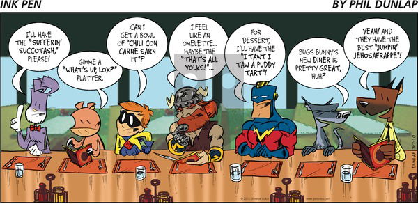 Ink Pen on Sunday March 7, 2010 Comic Strip