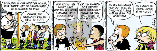 Cleats - Tuesday April 7, 2020 Comic Strip