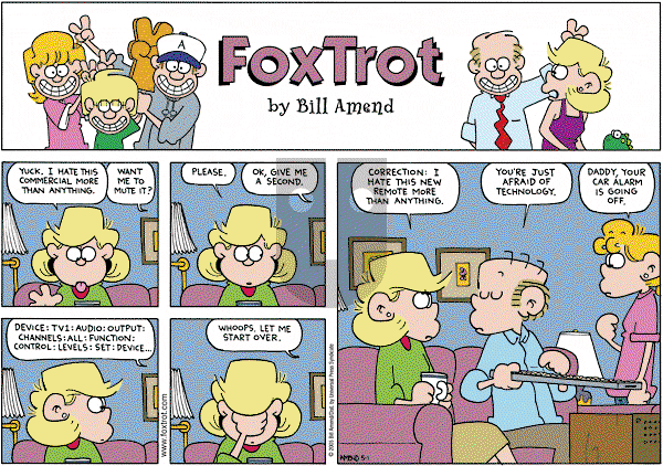 FoxTrot on Sunday May 1, 2005 Comic Strip