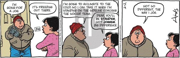 Cleats on Monday February 2, 2009 Comic Strip