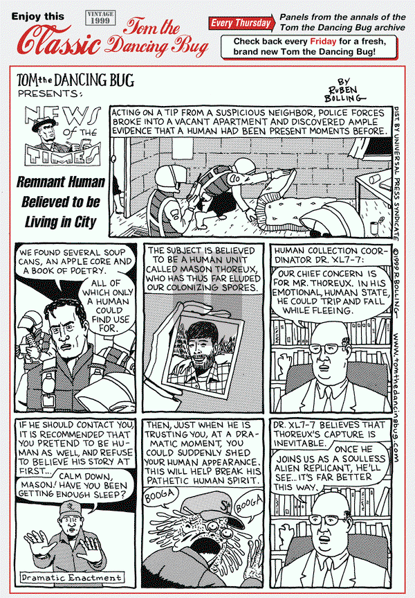 Tom the Dancing Bug on Thursday September 3, 2015 Comic Strip