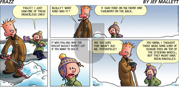 Frazz on Sunday January 22, 2017 Comic Strip