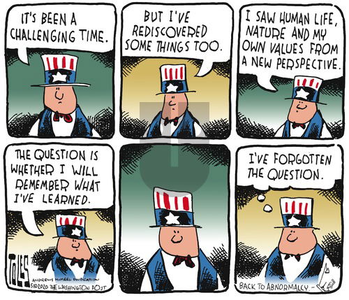 Tom Toles on Sunday May 31, 2020 Comic Strip