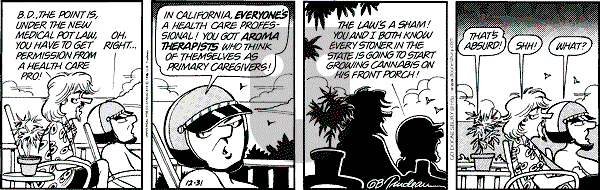 Doonesbury on Tuesday December 31, 1996 Comic Strip