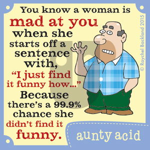 Aunty Acid on Thursday November 5, 2015 Comic Strip