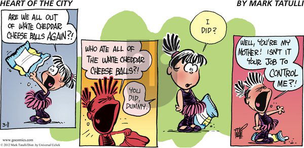 Heart of the City on Sunday March 11, 2012 Comic Strip