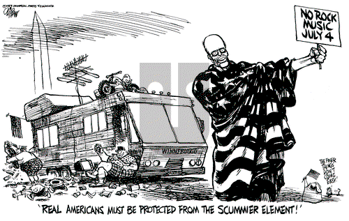 Pat Oliphant on Thursday April 7, 1983 Comic Strip
