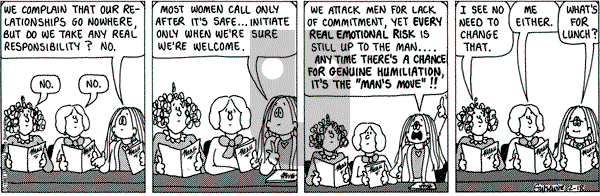 Cathy Classics on Wednesday February 18, 1987 Comic Strip