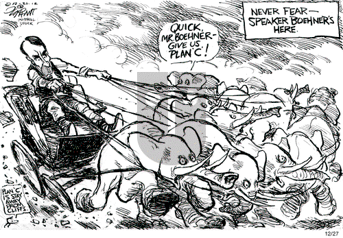 Pat Oliphant on Thursday December 27, 2012 Comic Strip