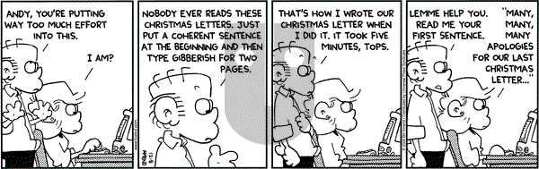 FoxTrot on Friday December 8, 2006 Comic Strip