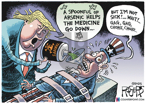 Rob Rogers on Thursday April 10, 2025 Comic Strip