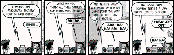 The Boondocks on Tuesday October 1, 2013 Comic Strip