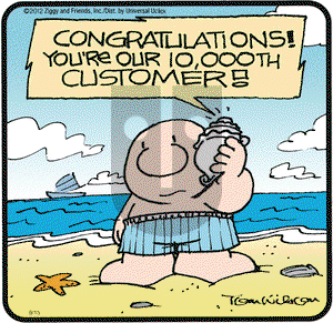 Ziggy on Saturday September 15, 2012 Comic Strip