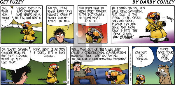 Get Fuzzy on Sunday June 18, 2006 Comic Strip