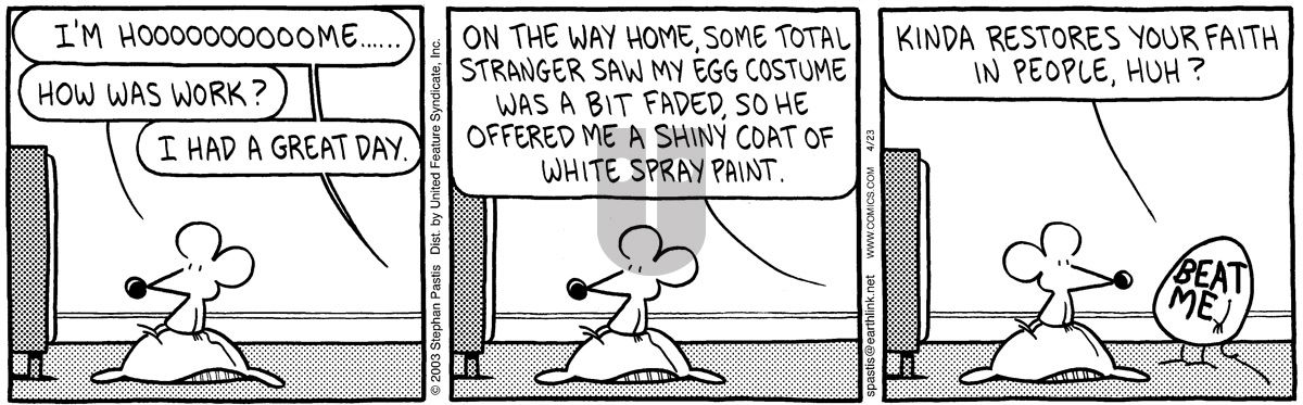 Pearls Before Swine - Wednesday April 23, 2003 Comic Strip