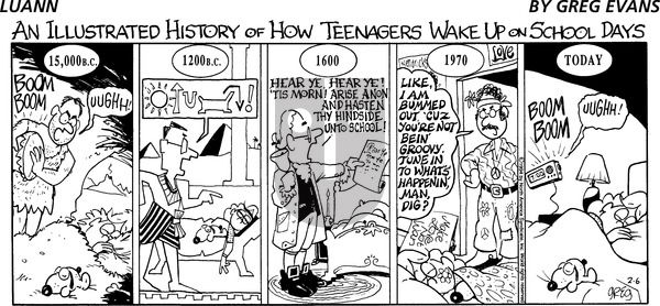 Luann on Sunday August 27, 1995 Comic Strip