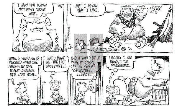 The Grizzwells on Friday December 2, 1994 Comic Strip