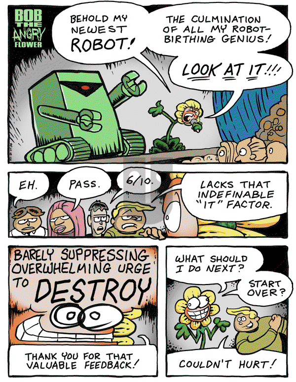 Bob the Angry Flower on Monday October 28, 2024 Comic Strip