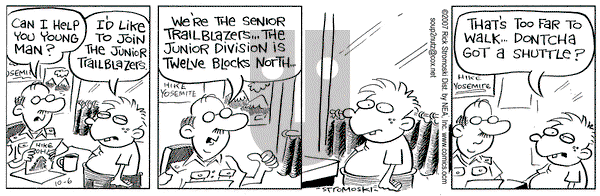 Soup to Nutz - Old on Saturday October 6, 2007 Comic Strip