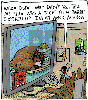 The Argyle Sweater on Tuesday November 20, 2018 Comic Strip