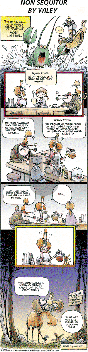Non Sequitur on Sunday October 3, 2004 Comic Strip