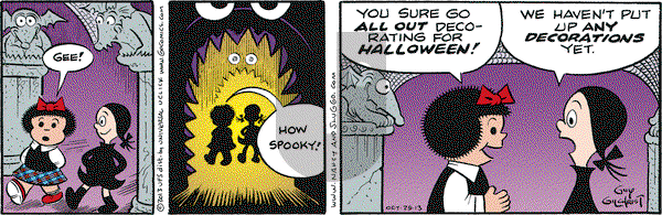 Nancy on Tuesday October 29, 2013 Comic Strip
