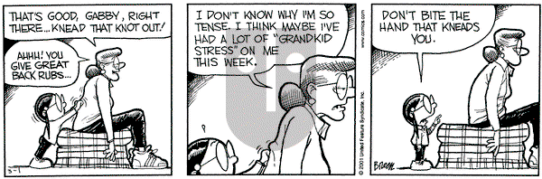 Grand Avenue on Thursday March 1, 2001 Comic Strip