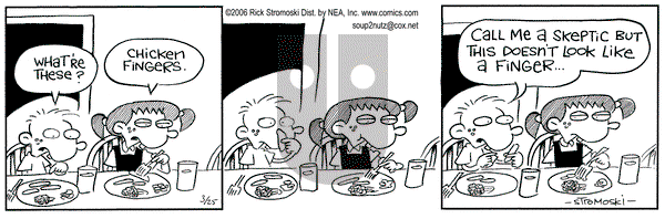 Soup to Nutz - Old on Saturday March 25, 2006 Comic Strip