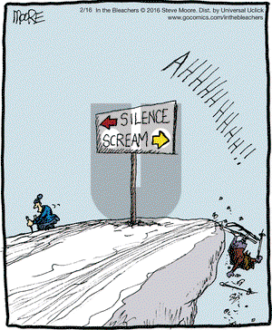 In the Bleachers on Tuesday February 16, 2016 Comic Strip