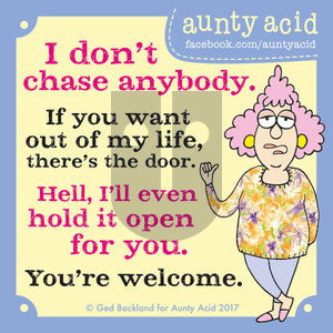 Aunty Acid on Wednesday January 10, 2018 Comic Strip