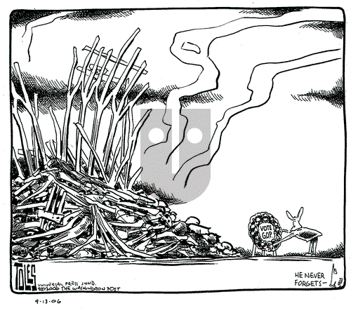 Tom Toles on Wednesday September 13, 2006 Comic Strip