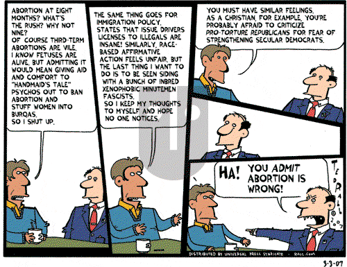 Ted Rall on Saturday March 3, 2007 Comic Strip