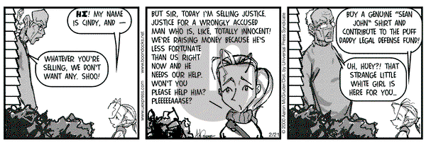 The Boondocks on Monday February 21, 2000 Comic Strip