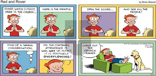 Red and Rover on Sunday September 27, 2015 Comic Strip