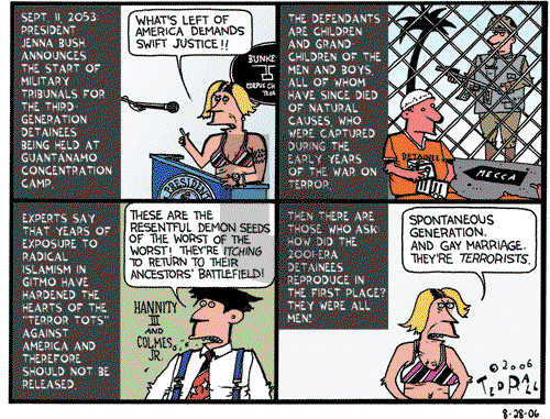 Ted Rall on Monday August 28, 2006 Comic Strip