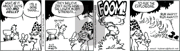 Over the Hedge on Saturday September 2, 2000 Comic Strip