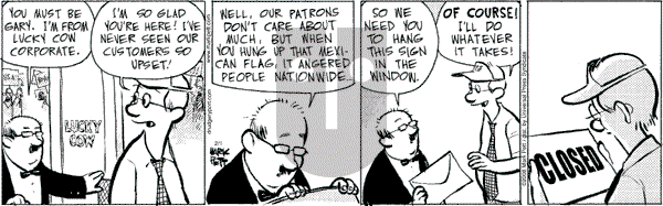 Lucky Cow on Friday February 1, 2008 Comic Strip