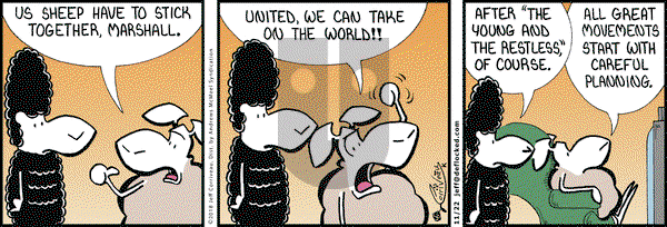 DeFlocked on Thursday November 22, 2018 Comic Strip