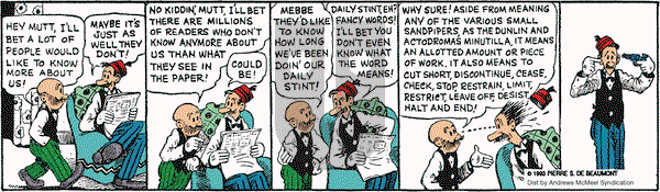 Mutt & Jeff on Thursday April 17, 2025 Comic Strip