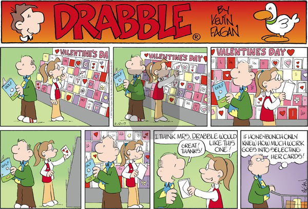Drabble on Sunday February 12, 2017 Comic Strip