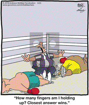 In the Bleachers on Friday March 23, 2018 Comic Strip