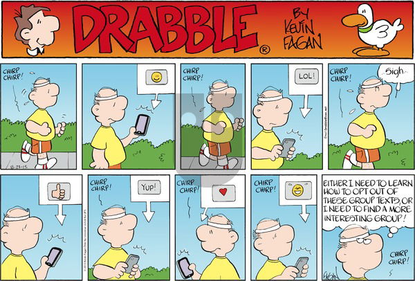 Drabble on Sunday August 23, 2015 Comic Strip