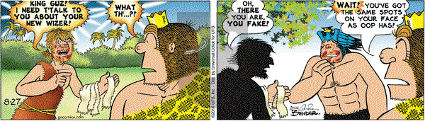 Alley Oop on Saturday August 27, 2016 Comic Strip